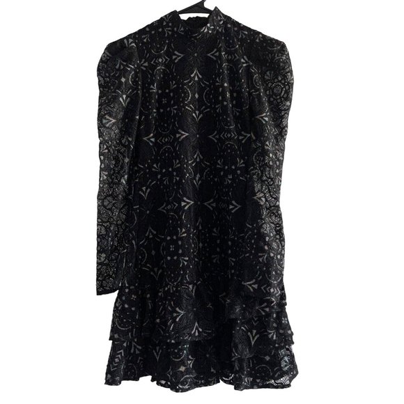 Yumi Kim Size XS Robyn Lace Mini Dress Black - Picture 4 of 15